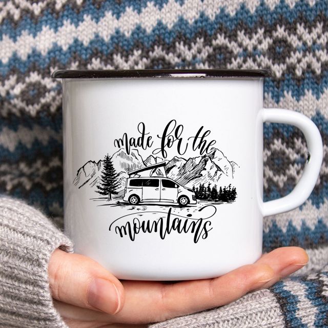 Emaille-Tasse Campster